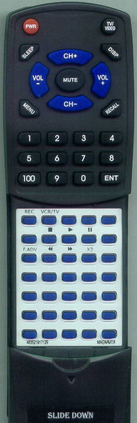 MAGNAVOX RT483521917129 Replacement Remote