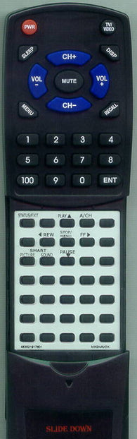MAGNAVOX RT483521917601 Replacement Remote