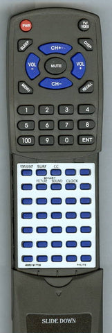PHILIPS 19PS54C125 Replacement Remote