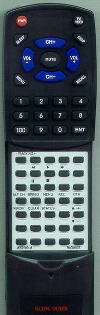MAGNAVOX RT483521937133 Replacement Remote