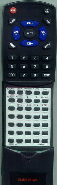 DAEWOO DTQ1446FN Replacement Remote