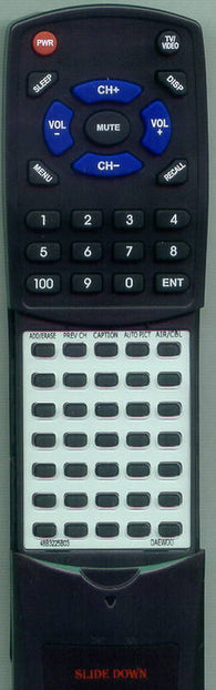 AUDIOVOX RT48B3225B03 Replacement Remote