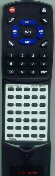 DAEWOO DTQ27S3FC Replacement Remote