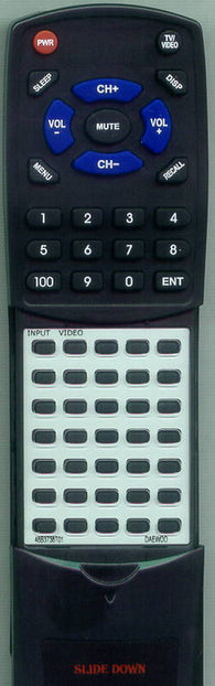 AUDIOVOX R38T01 Replacement Remote