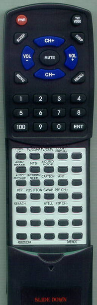DAEWOO DSJ5510CRA Replacement Remote
