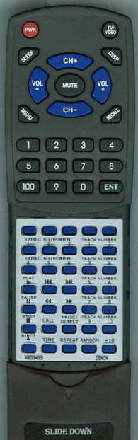 DENON RC206 Replacement Remote