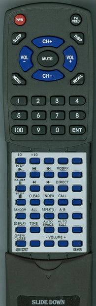 DENON DCD1630 Replacement Remote