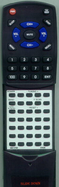 DENON RT4990147008 Replacement Remote