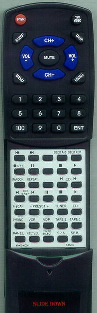 DENON DRA835R Replacement Remote