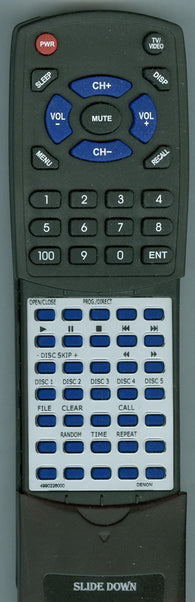 DENON RT4990226000 Replacement Remote