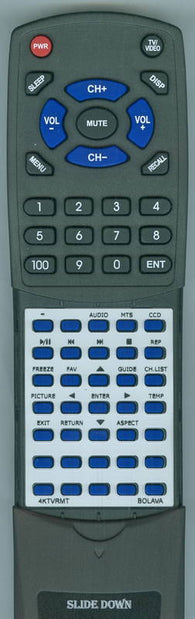 BOLVA 4KTVRMT Replacement Remote