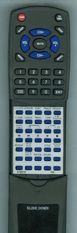 TEAC RT4U10002100 Replacement Remote
