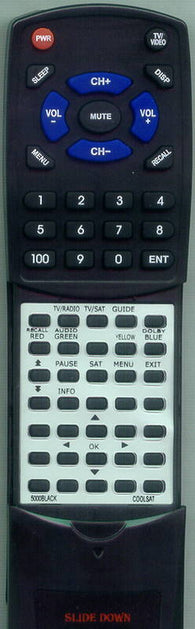 COOLSAT 5000 Replacement Remote