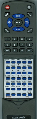 VIVITEK 5041810900 Replacement Remote