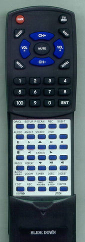 LITEON RM54 Replacement Remote