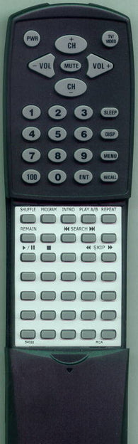 RCA 54022R Replacement Remote