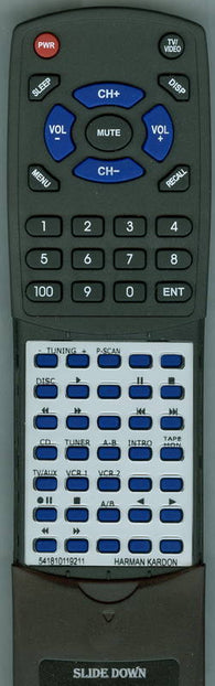 HK RT541810119211 Replacement Remote