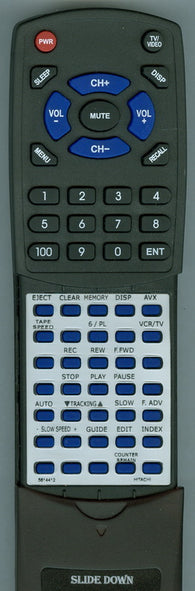 HITACHI VTM135AAW Replacement Remote