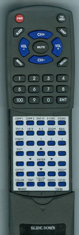 TOSHIBA TDPMT500 Replacement Remote
