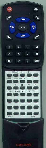 ZENITH VR4235HF Replacement Remote
