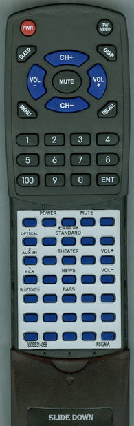 INSIGNIA NSSB314 Replacement Remote