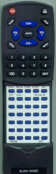 SANYO 610 215 4528 Replacement Remote