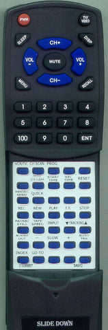 FISHER VHR9670 Replacement Remote