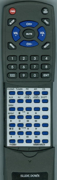 HK HK3600 Replacement Remote