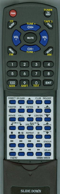 HKINSERT AVR30 SYSTEM REMOTE Replacement Remote