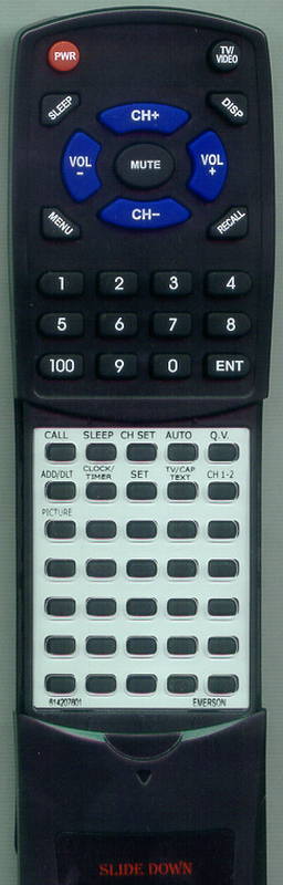 EMERSON RT614207601 Replacement Remote Control