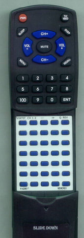 MEMOREX 614208517 Replacement Remote