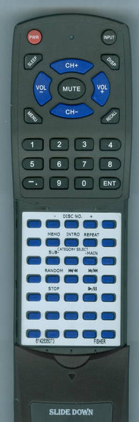 FISHER RDAC2403 Replacement Remote
