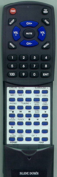 FISHER 614 254 2927 Replacement Remote