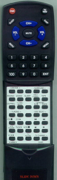 FISHER RT6142563014 Replacement Remote