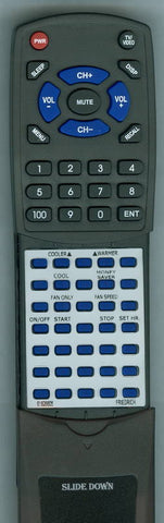 FRIEDRICH XQ05J10B Replacement Remote