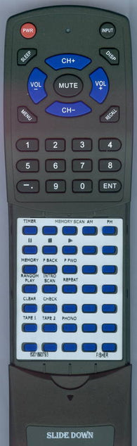 FISHER RT6201893793 Replacement Remote
