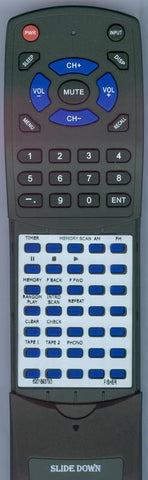 FISHER 6201893793 Replacement Remote