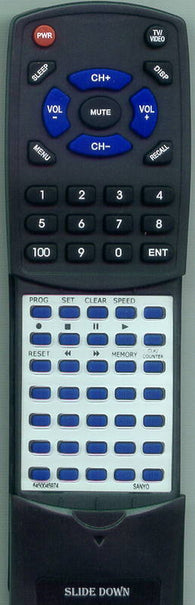 SANYO 6450045974 Replacement Remote