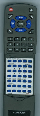 FISHER RVR2509 Replacement Remote