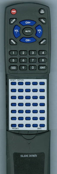 SANYO 6450126413 Replacement Remote