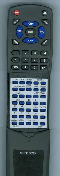 FISHER TAD9625 Replacement Remote
