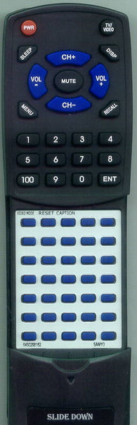 SANYO RT6450268182 Replacement Remote