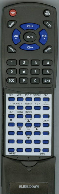 SANYO VWM699 Replacement Remote