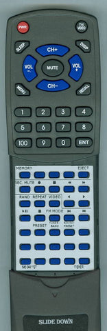 FISHER TADDA370 Replacement Remote