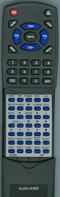FISHER RB-H520MT Replacement Remote