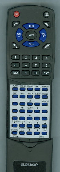 SANYO 645 079 4056 Replacement Remote