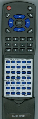 SANYO PLVZ700 Replacement Remote