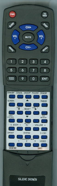 SANYO 6450951992 Replacement Remote