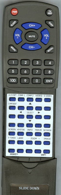SANYO 645 101 0766 Replacement Remote