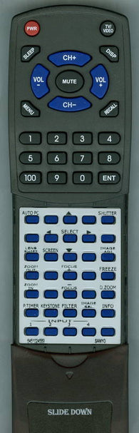 SANYO 645 102 4589 Replacement Remote